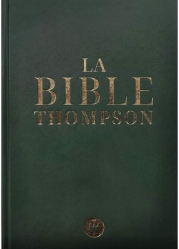 Bible Thompson rigide verte